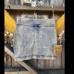 Denim skirt